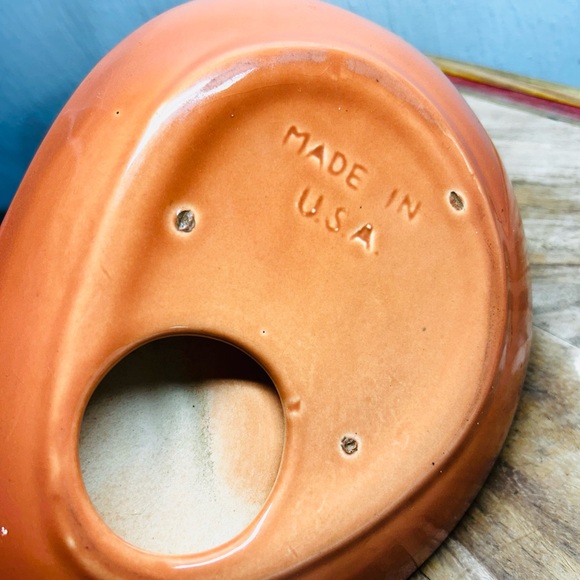 VTG Art Pottery Retro 
Cigarette Cigar Ashtray MCM Mid-Century Flow - Picture 5 of 8